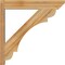 Ekena Millwork Olympic Slat Rough Sawn Outlooker, Western Red Cedar, 6"W x 30"D x 30"H OUT06X30X30OLY06RWR - alternate 3